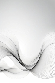 Abstract flowing lines on white
